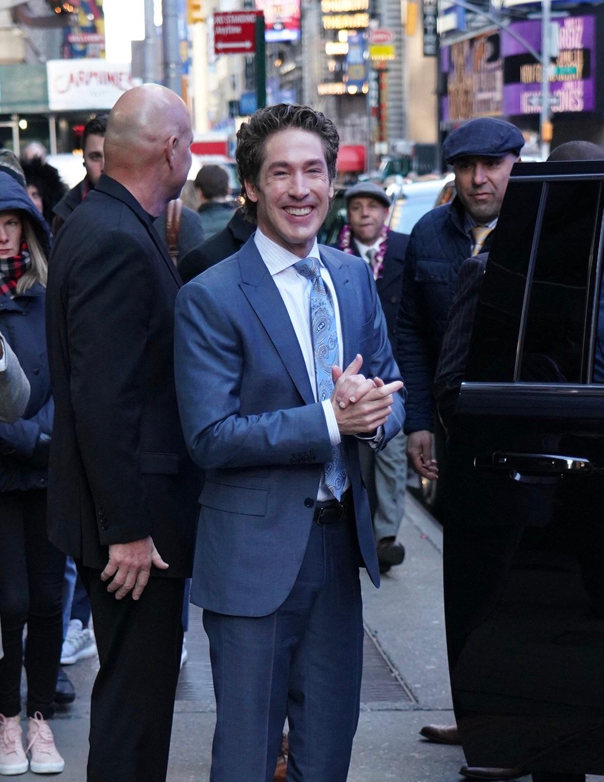 Pastor Joel Osteen.