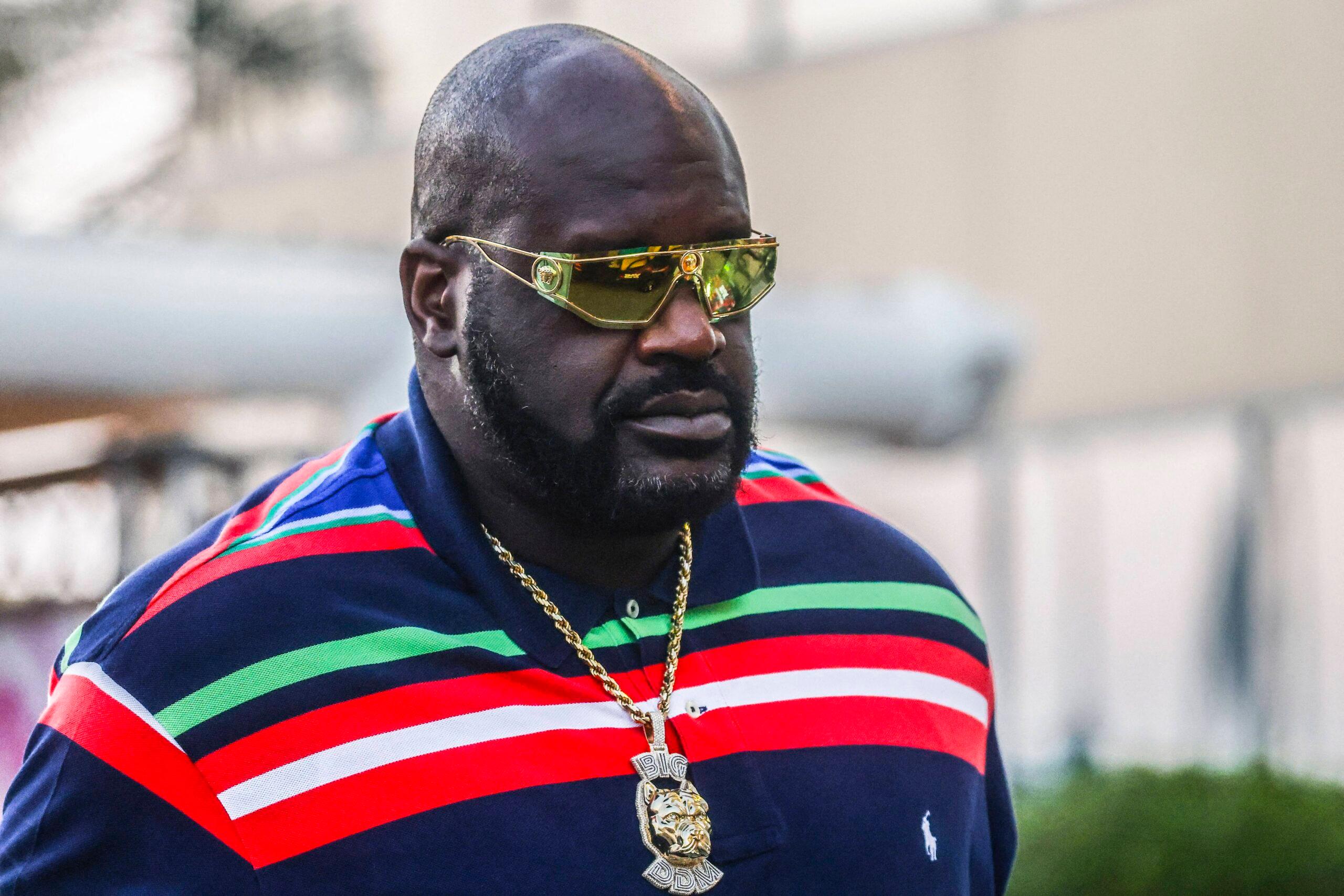 Shaquille O'Neal Visits Abu Dhabi Grand Prix