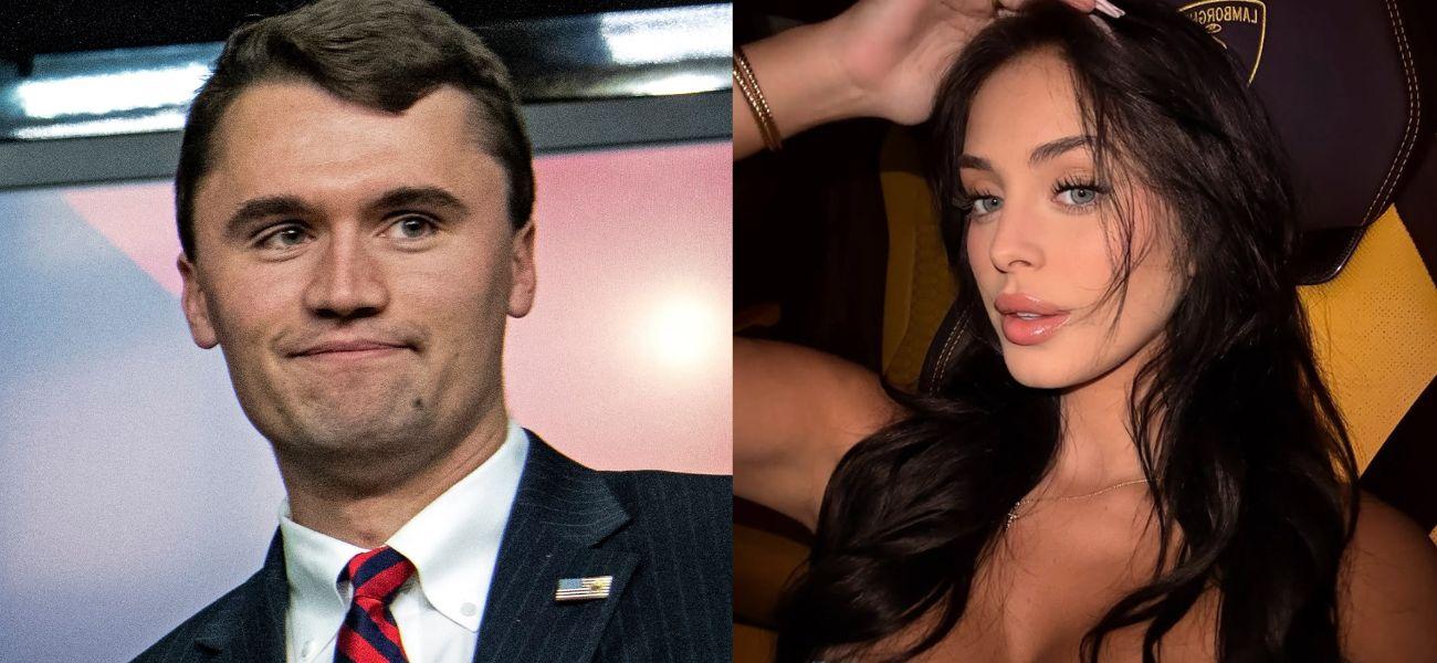 Charlie Kirk (left) Camilla Araujo (right)