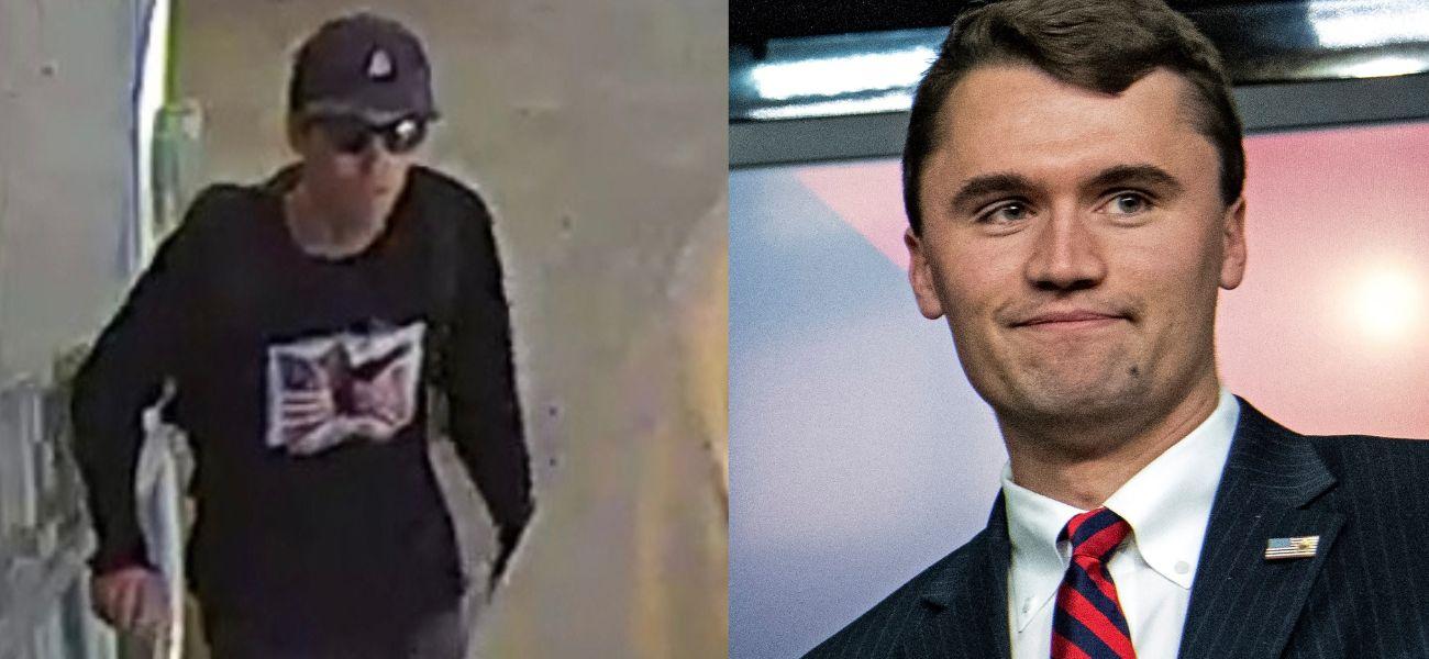 Tyler Robinson (left) Charlie Kirk (right)