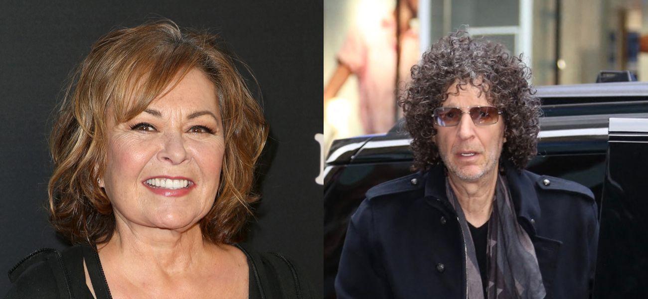Roseanne Barr (left) Howard Stern (right)