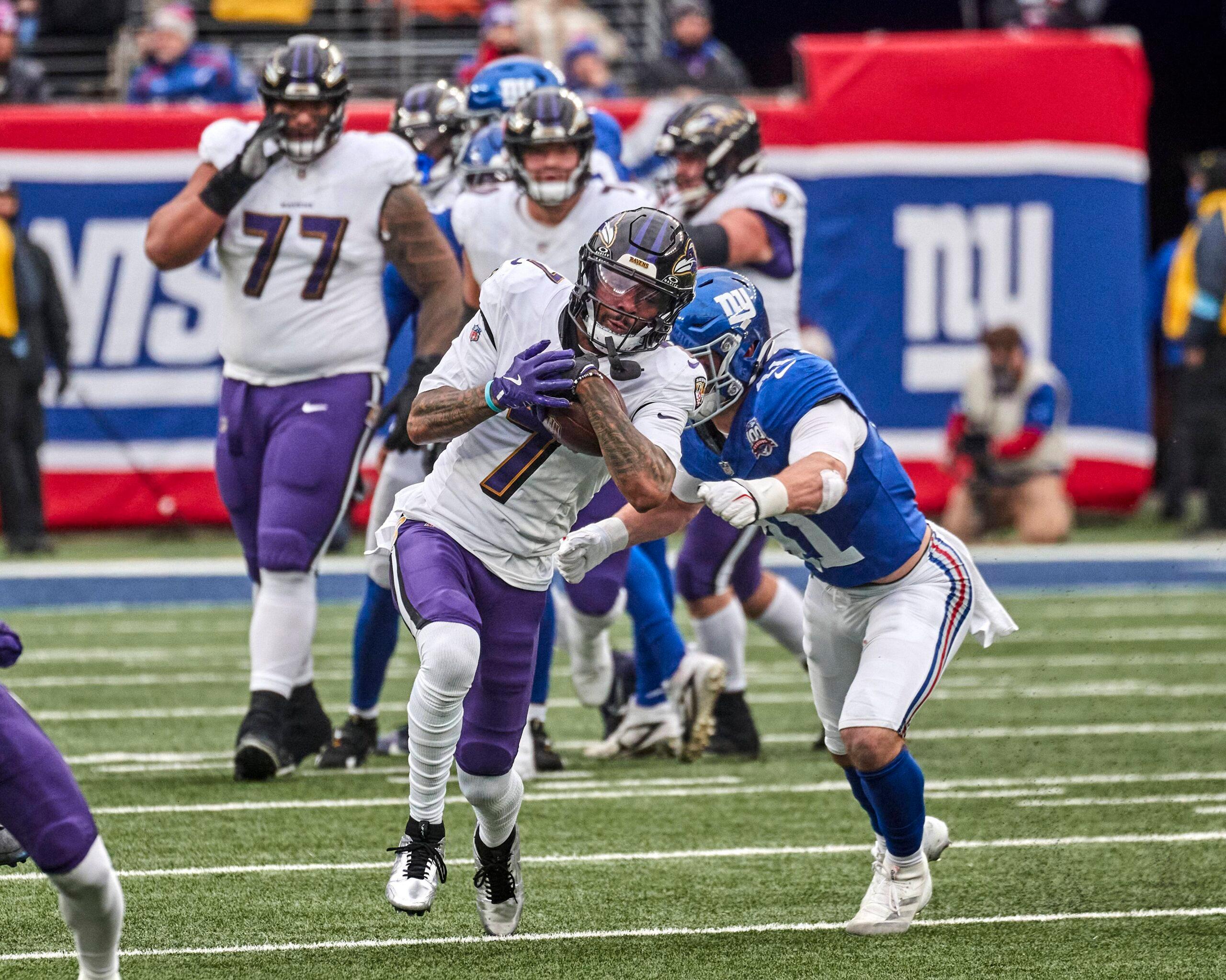 NFL 2024 Ravens vs Giants DEC 15