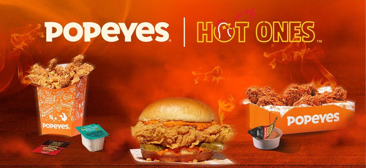 Popeyes x Hot Ones promo poster
