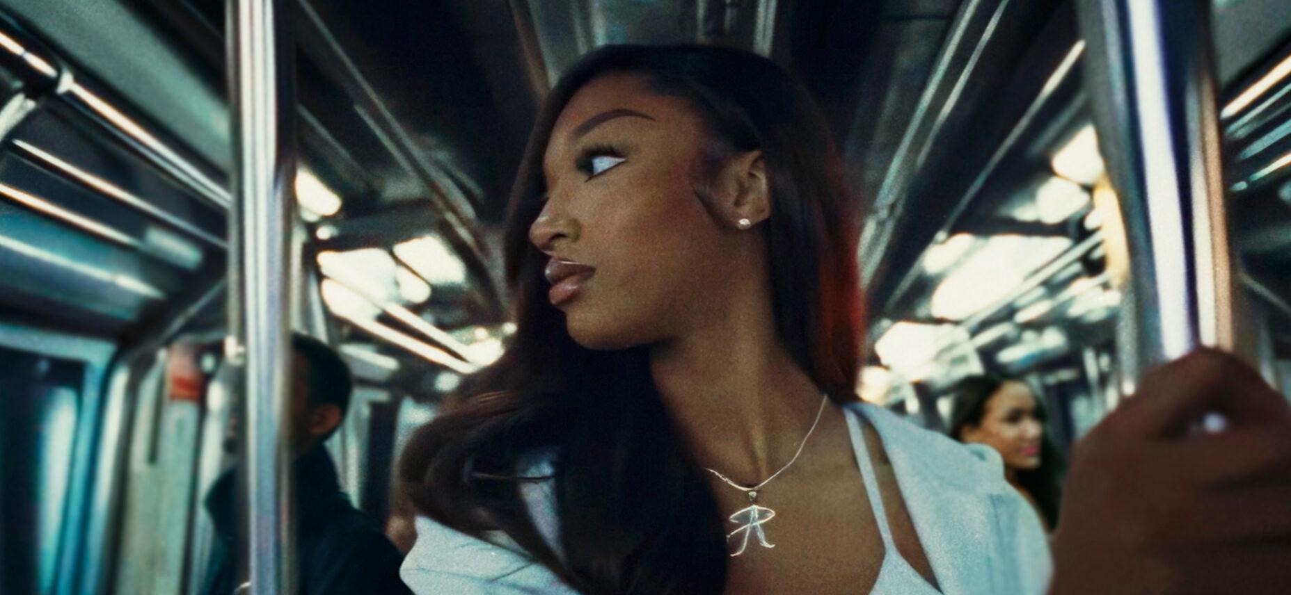 Angel Reese in new Reebok ad.