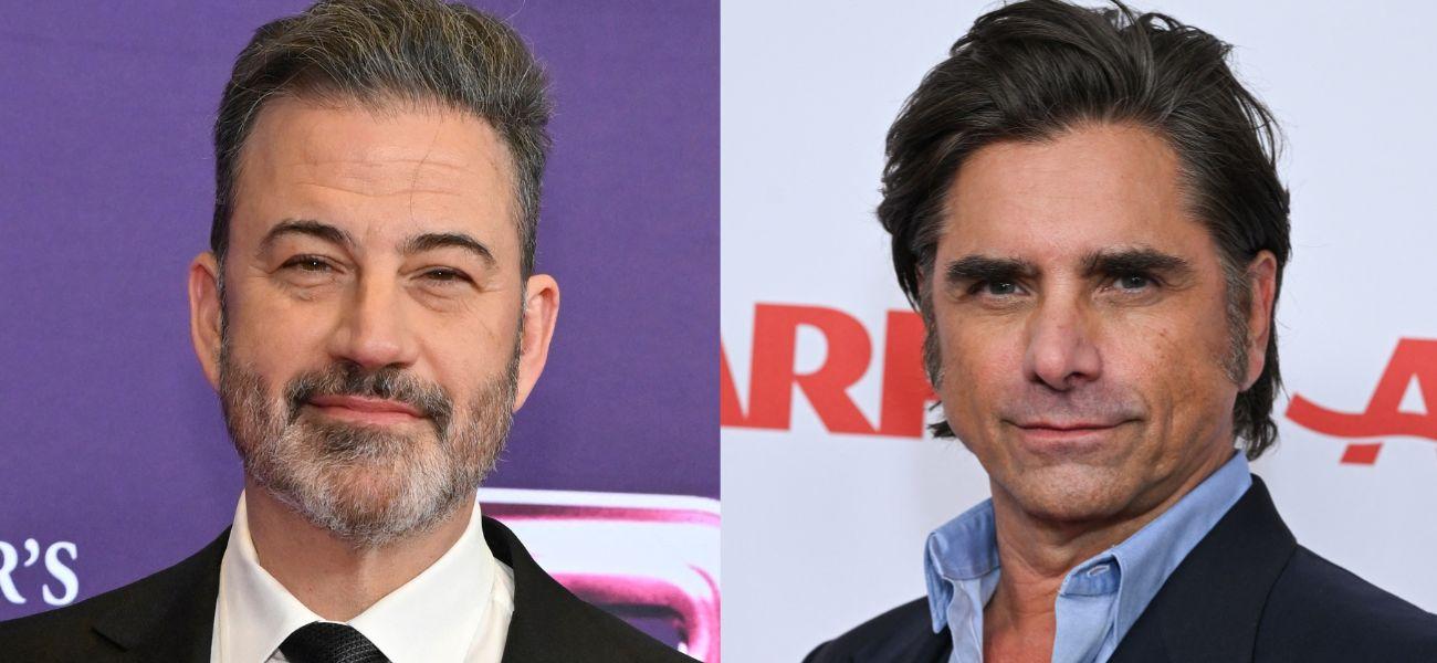 Jimmy Kimmel (left) John Stamos (right)