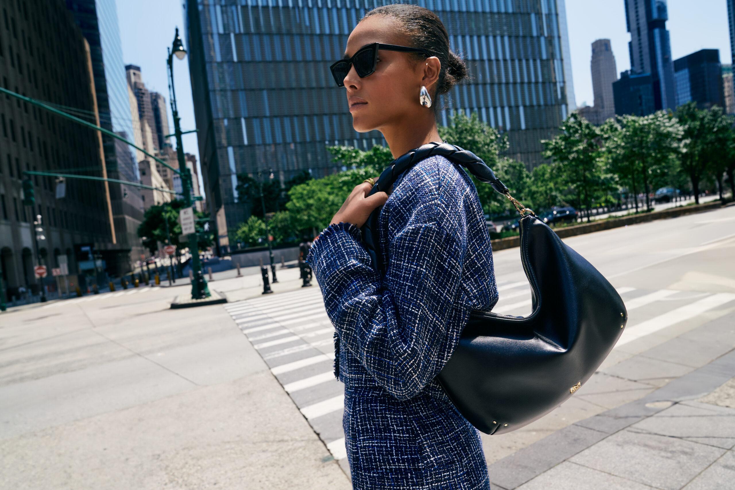 Woman holding bag