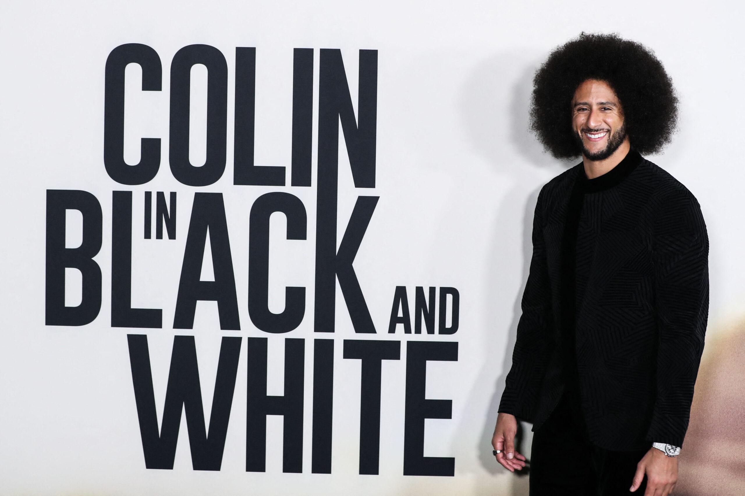 Colin Kaepernick at the Los Angeles Premiere Of Netflix's 'Colin In Black And White'
