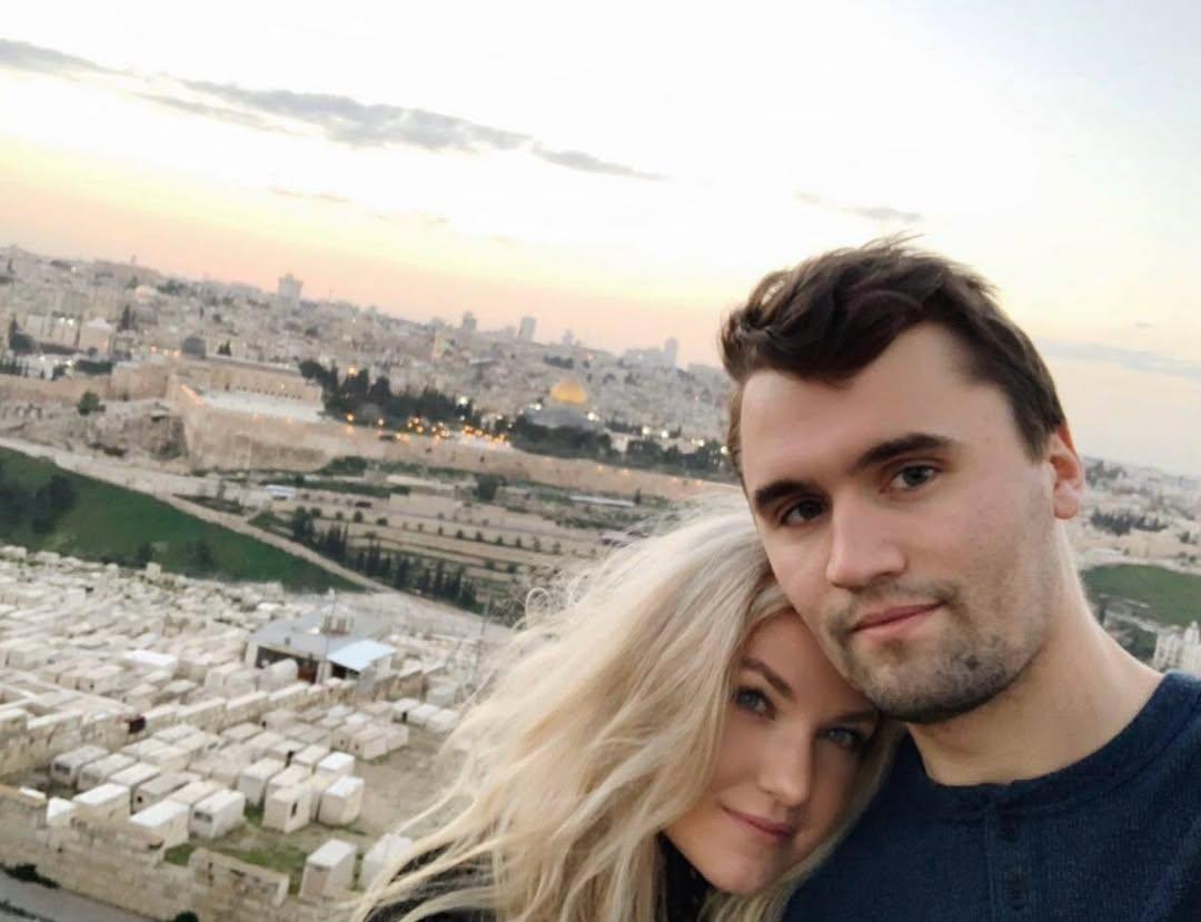 Charlie Kirk and Erika Kirk selfie