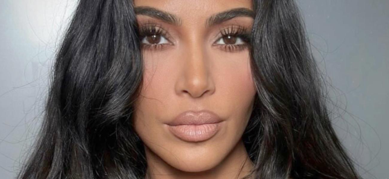 Kim Kardashian close up