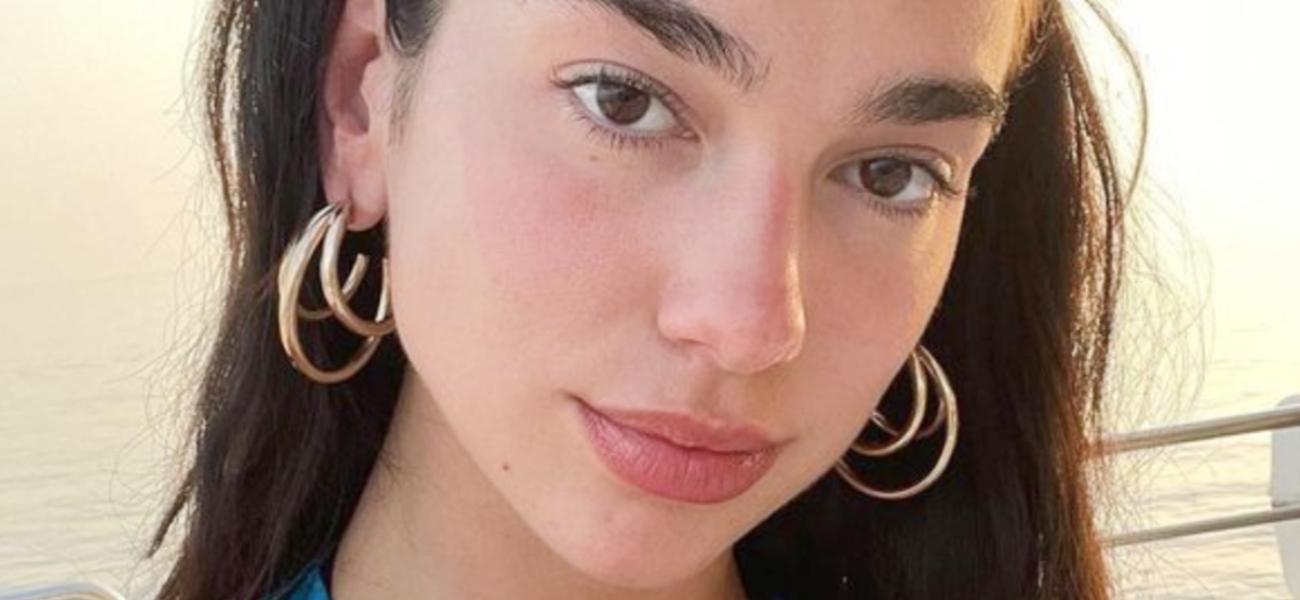 Dua Lipa close up