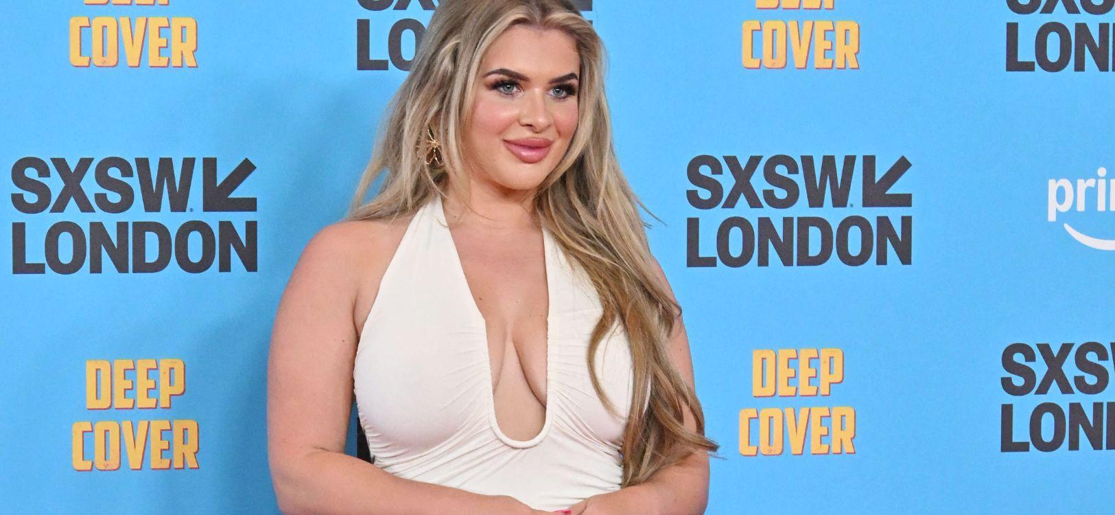 Liberty Poole on red carpet