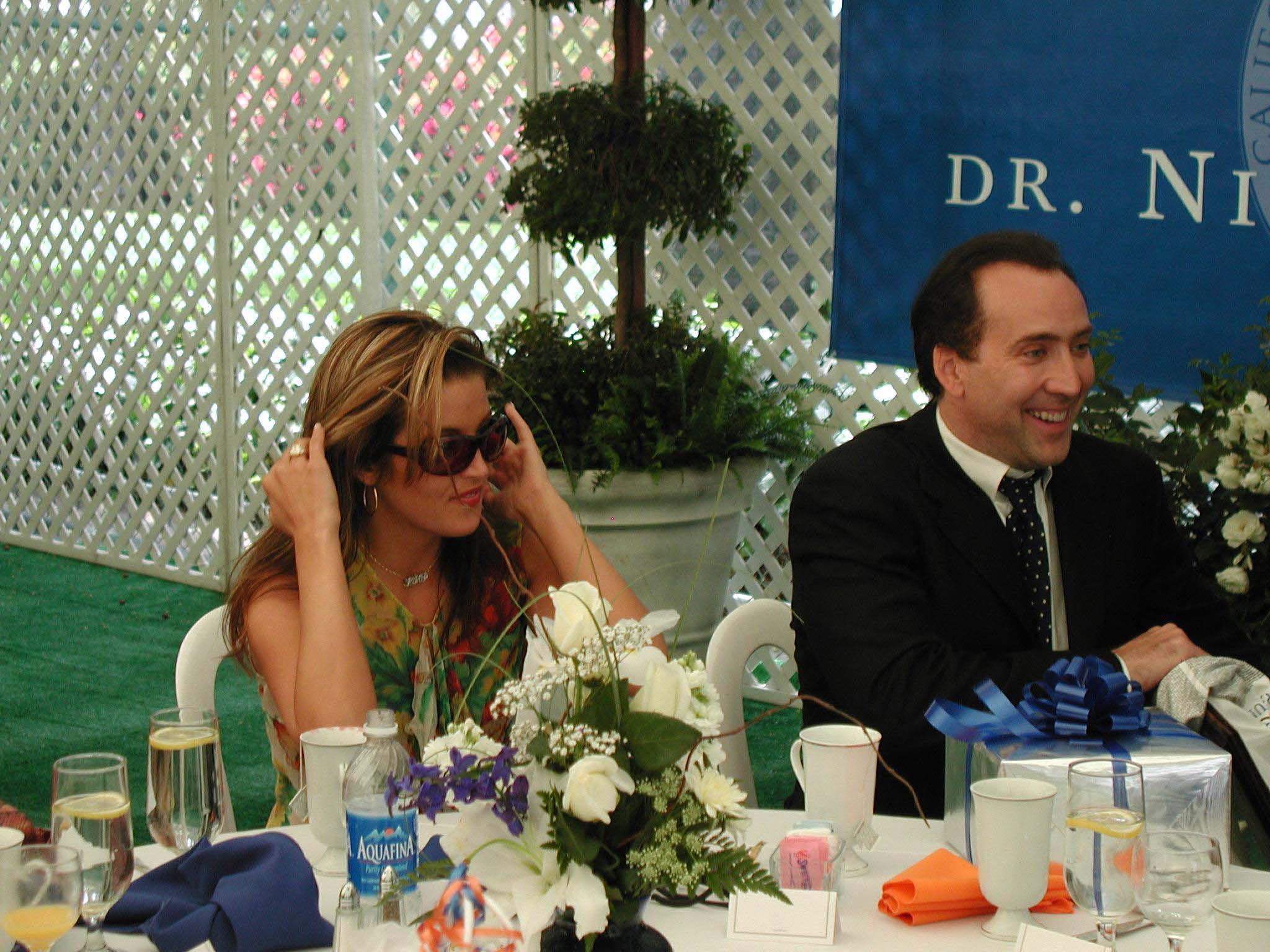 Lisa Marie Presley and Nicolas Cage
