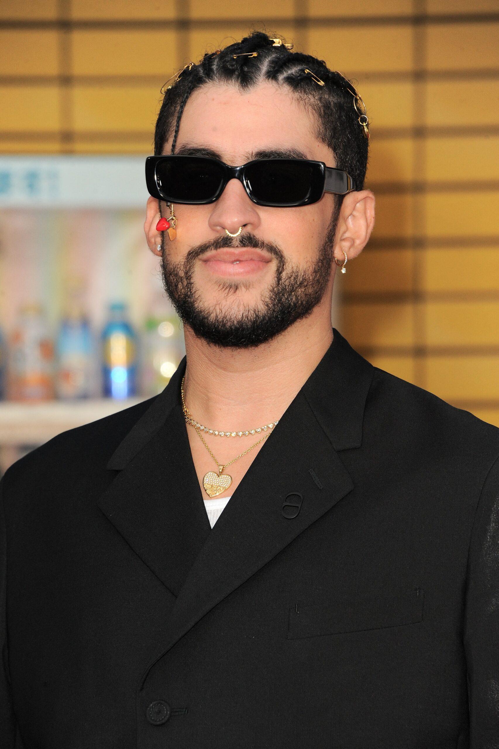 Bad Bunny at World premiere of 'Bullet Train' 