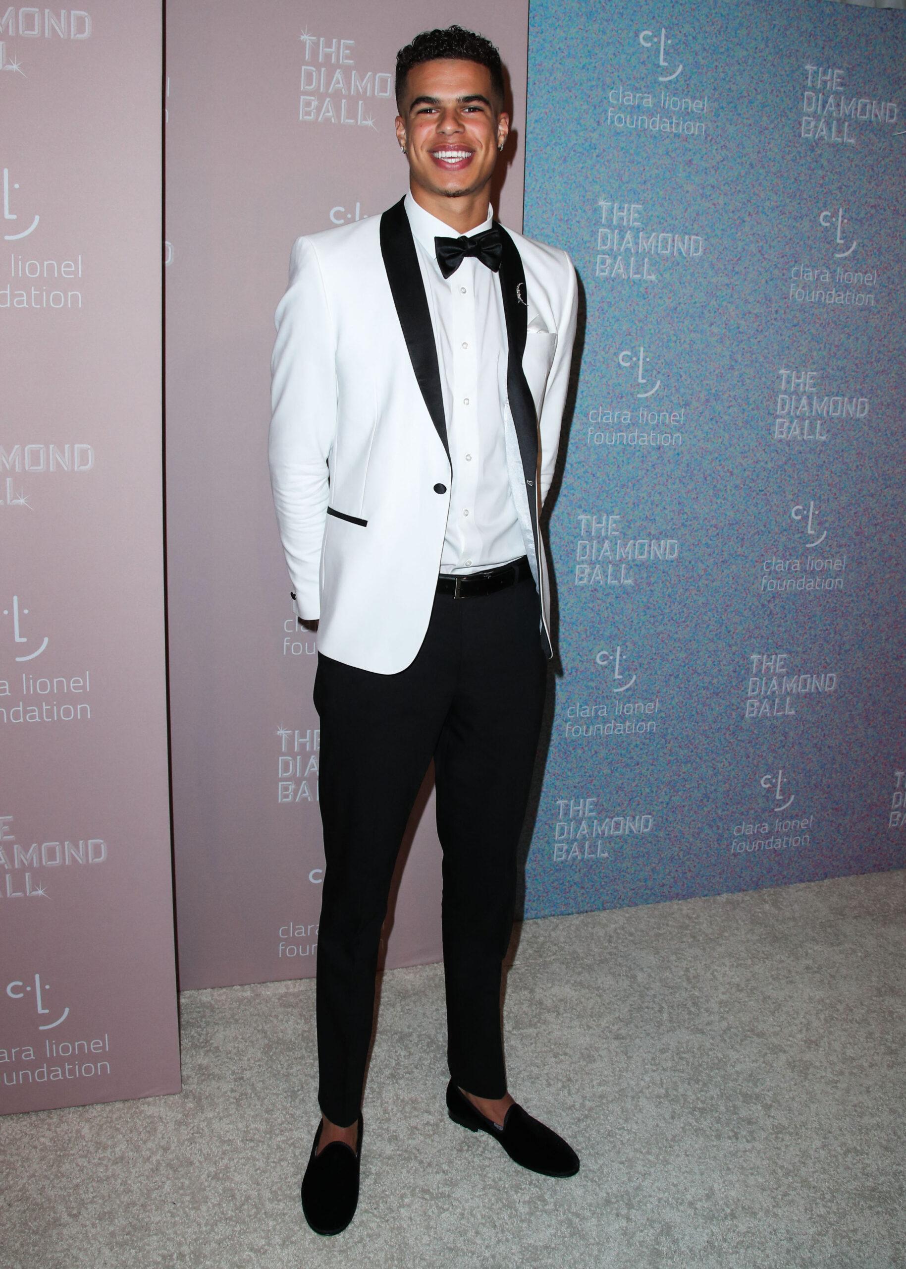 Michael Porter Junior demonstrates on the red carpet. 