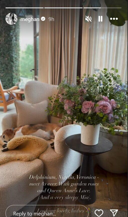 Meghan Markle shared a peek into her beautiful Montecito home