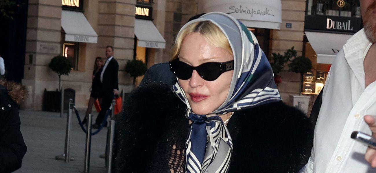 Madonna seen in Paris, France