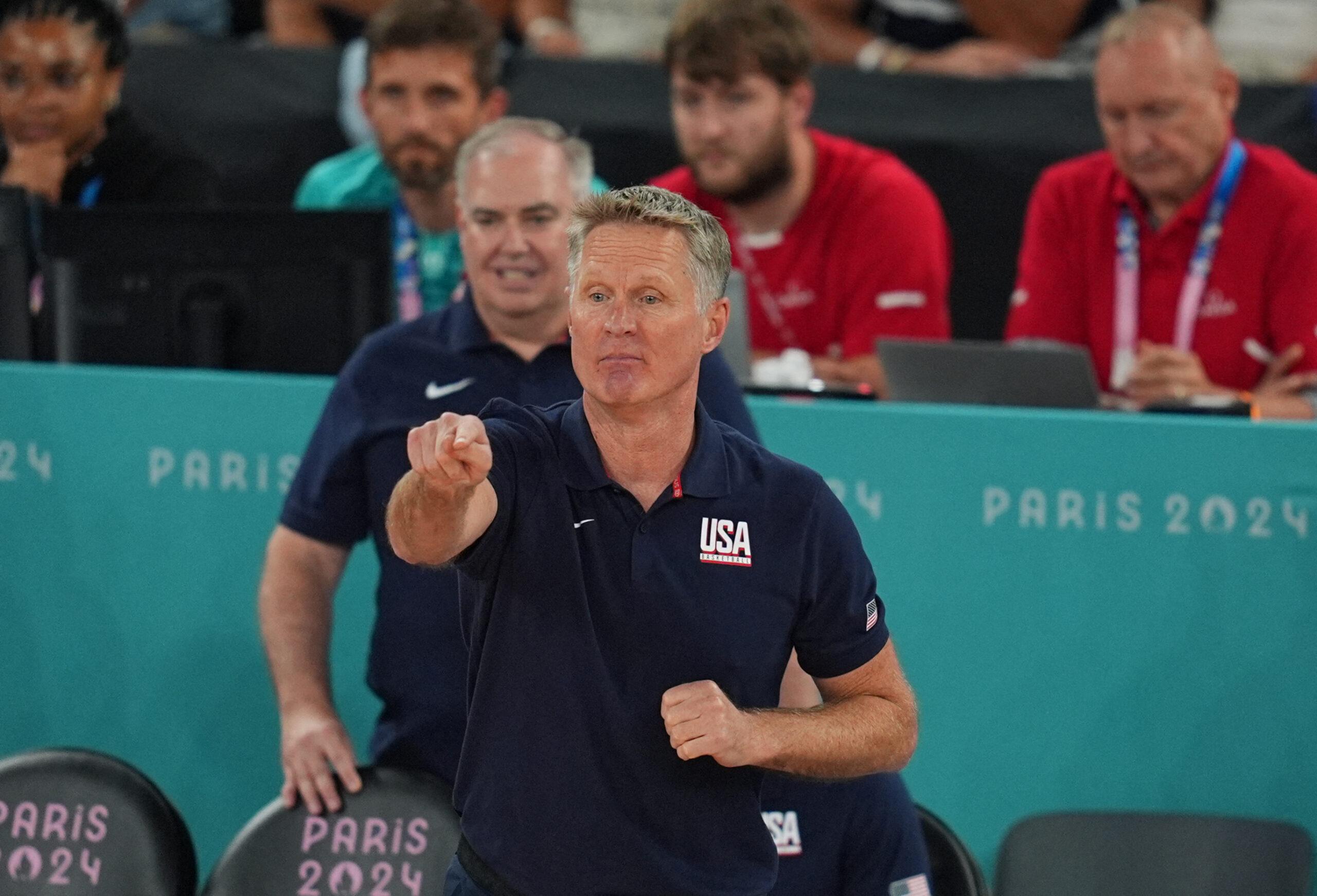 Steve Kerr at Men's Final NBA