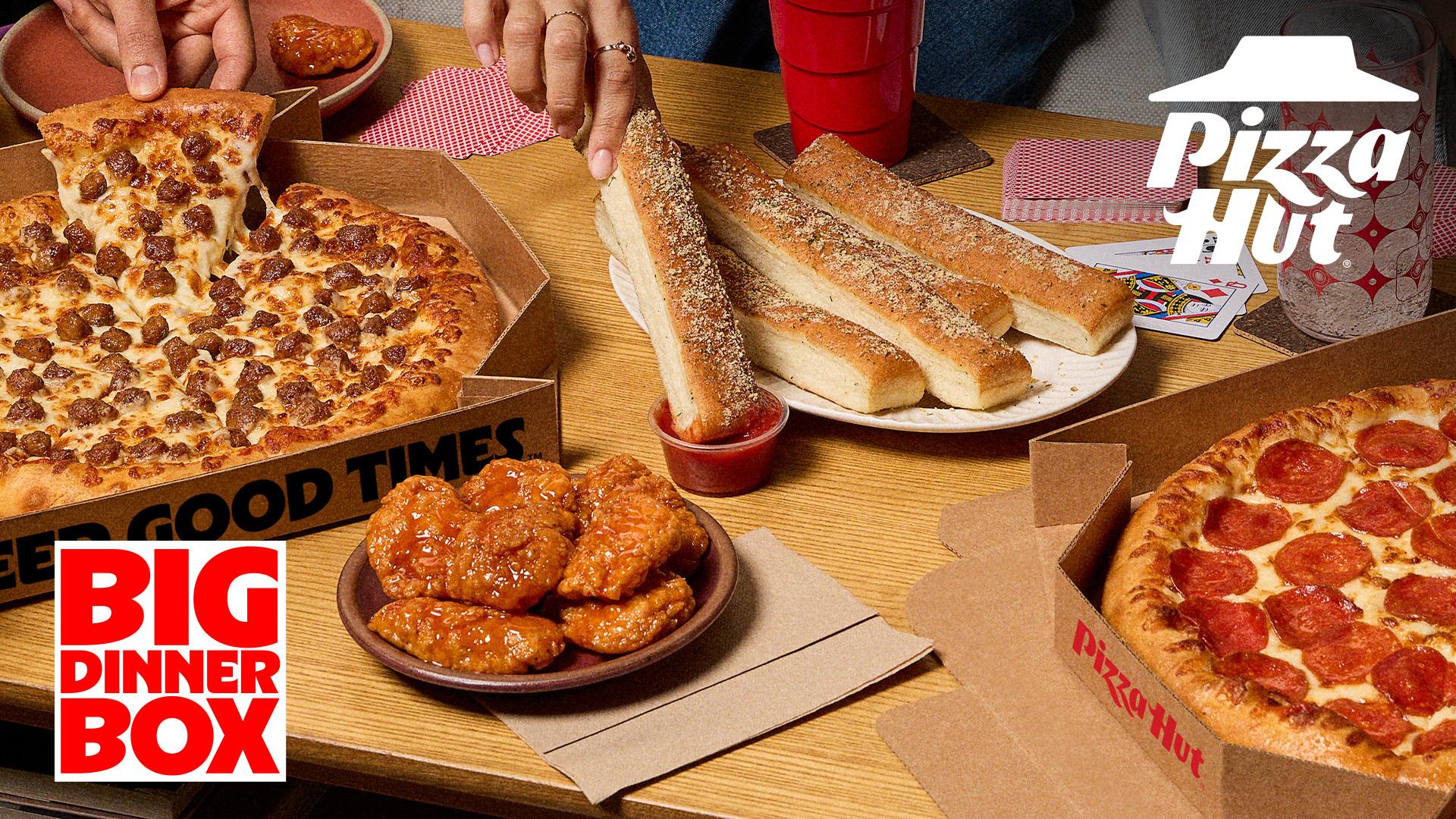 Pizza Hut's big dinner box