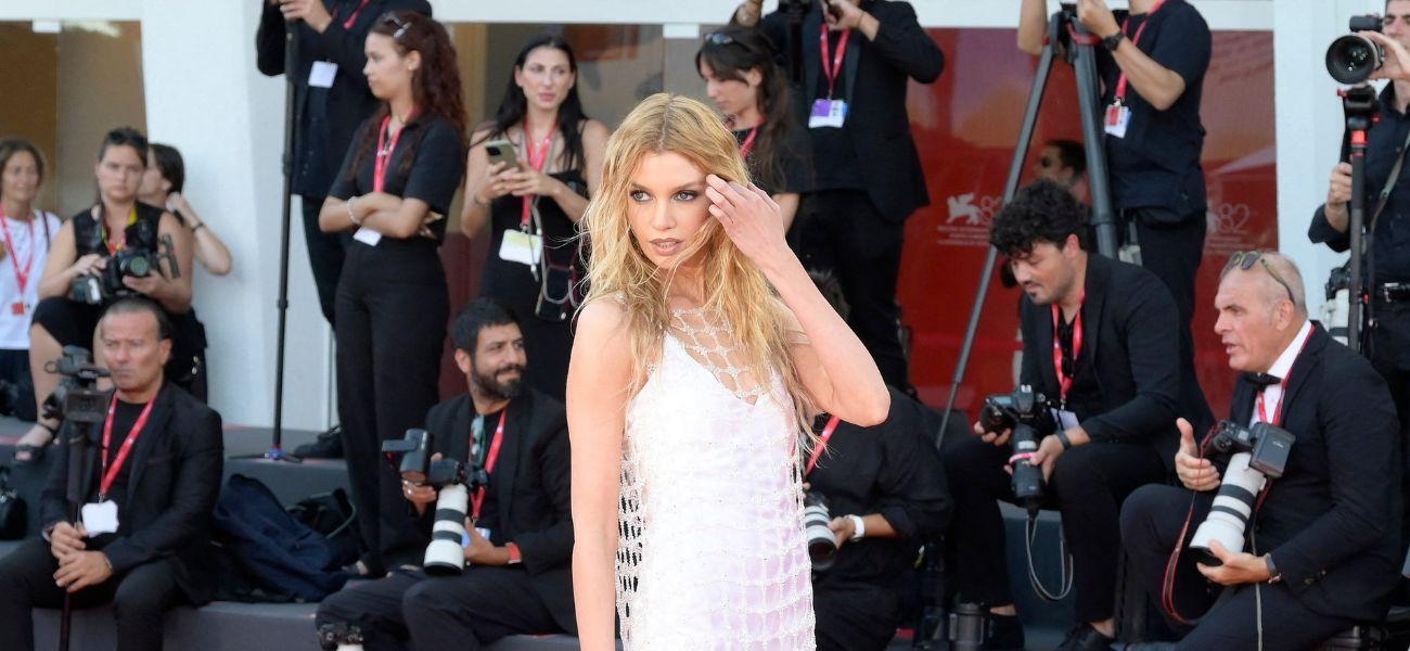 Stella Maxwell on red carpet