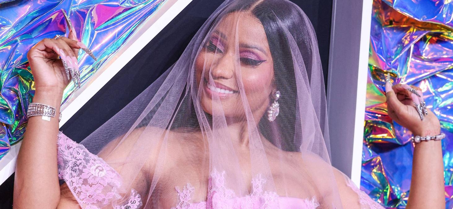 Nicki Minaj smiling