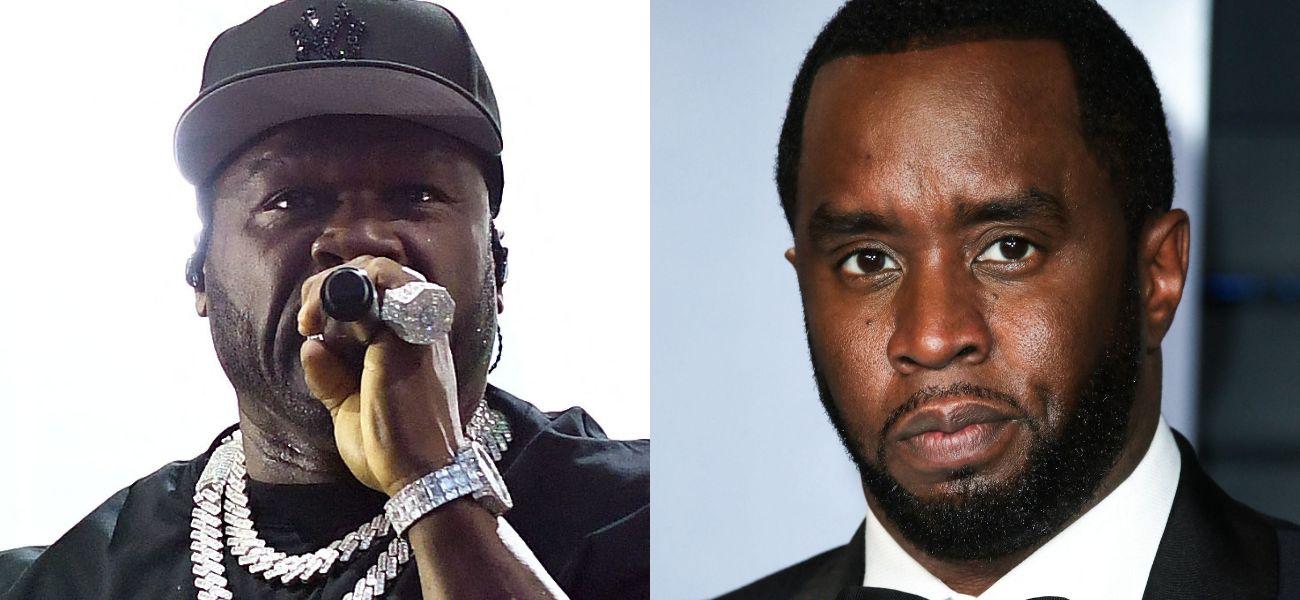 50 Cent (left) Diddy (right)
