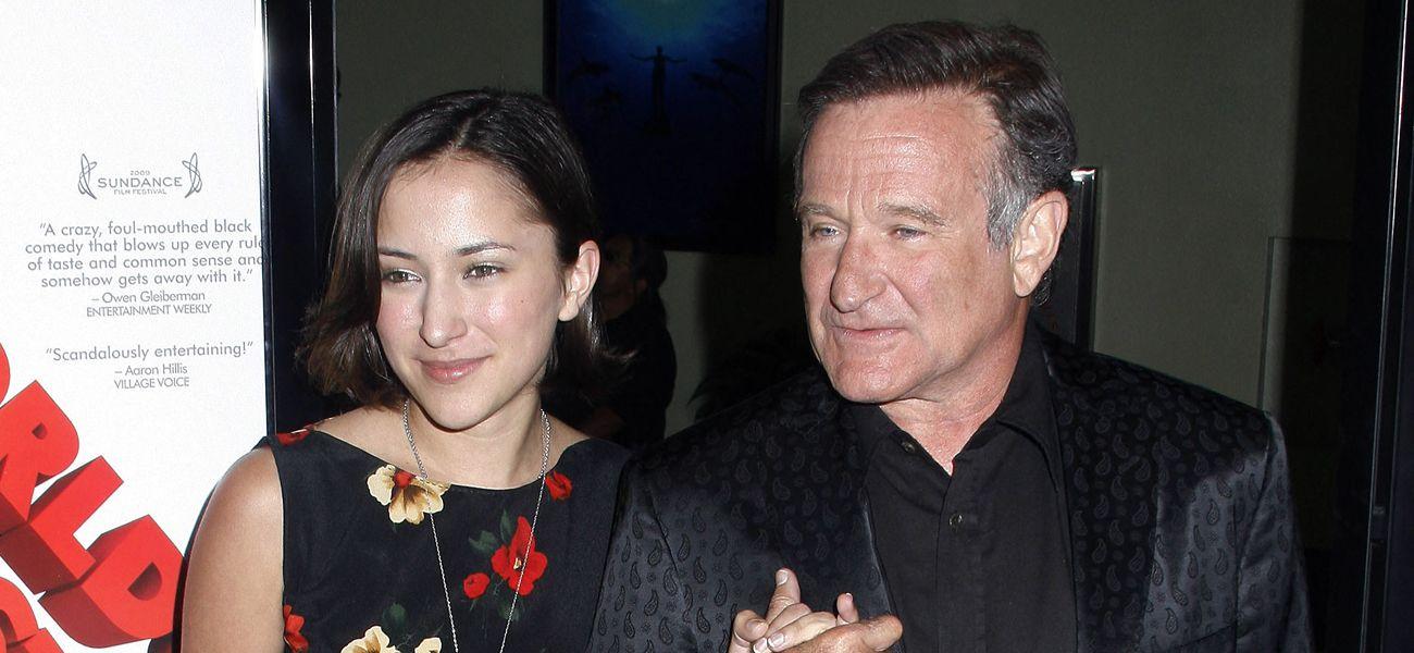 Zelda Williams and her father Robin Williams