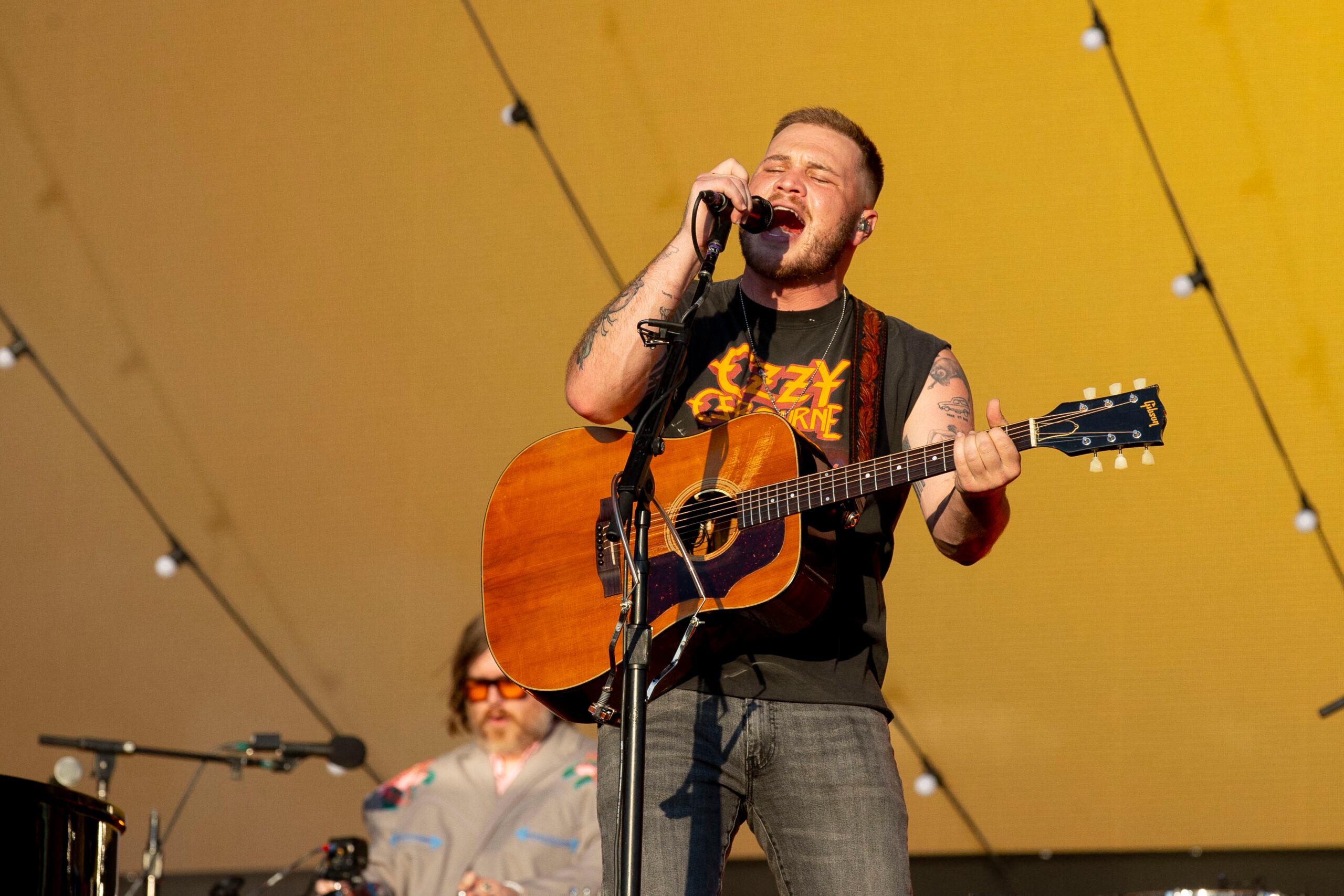 Zach Bryan performs his headline gig at BST Hyde Park festival in London