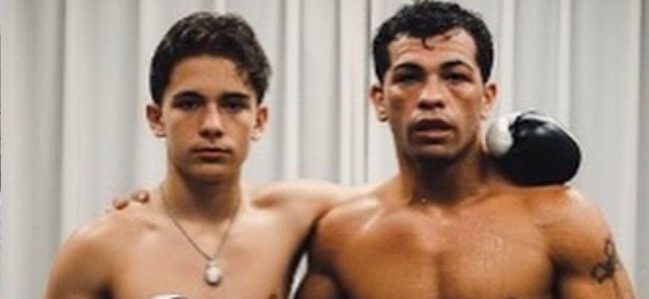 Arturo Gatti Jr. and his father