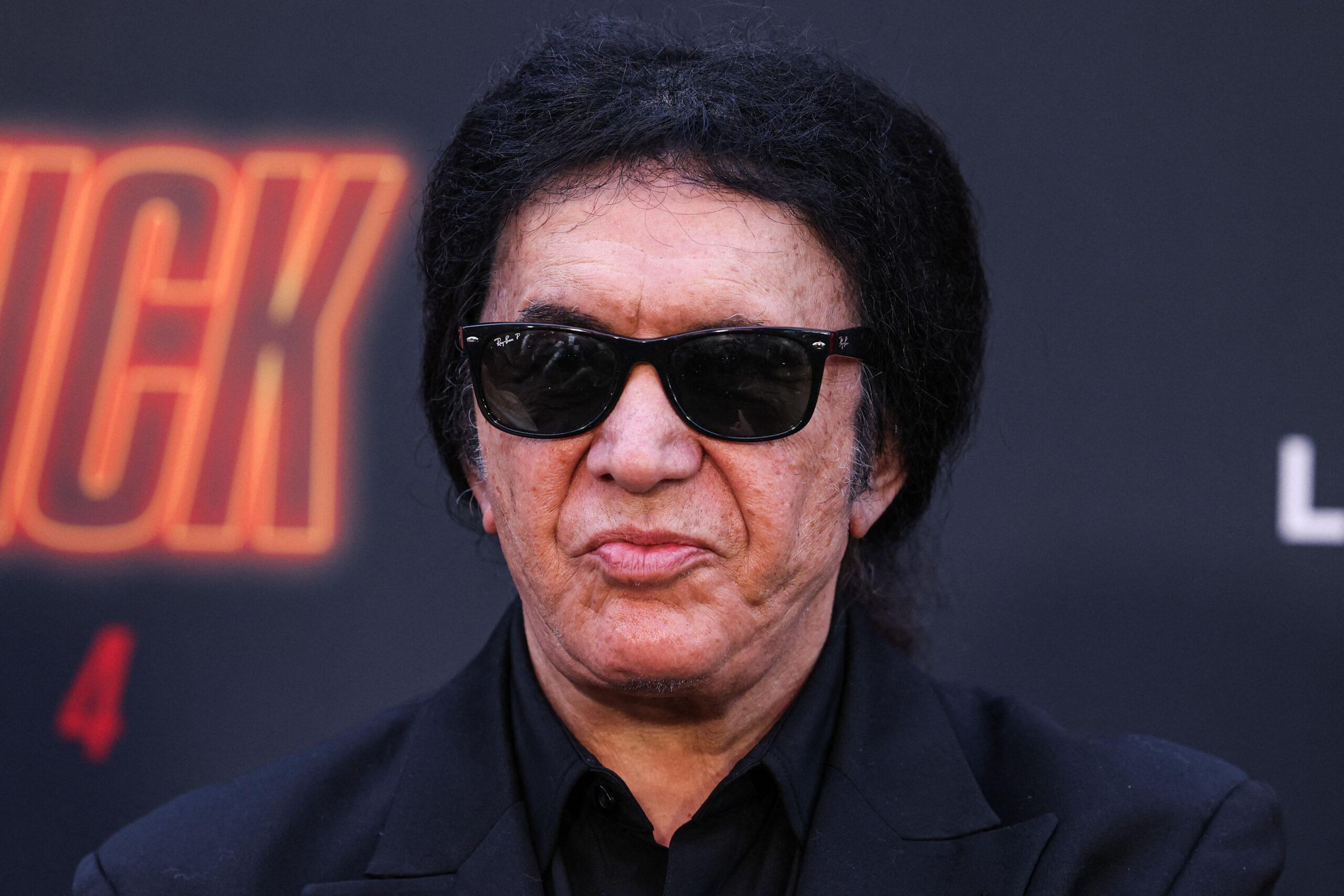Gene Simmons at the Los Angeles Premiere Of Lionsgate's 'John Wick: Chapter 4'