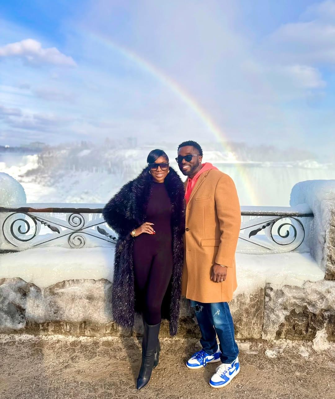 Wendy Osifo and her husband, Eddie. 
