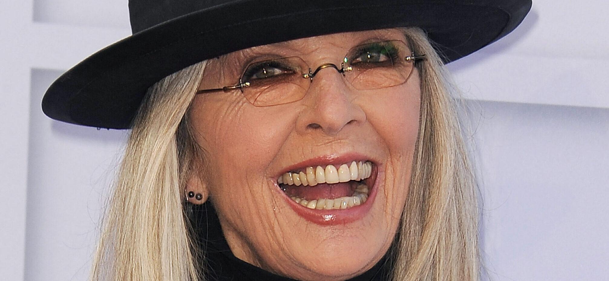 Diane Keaton smililng