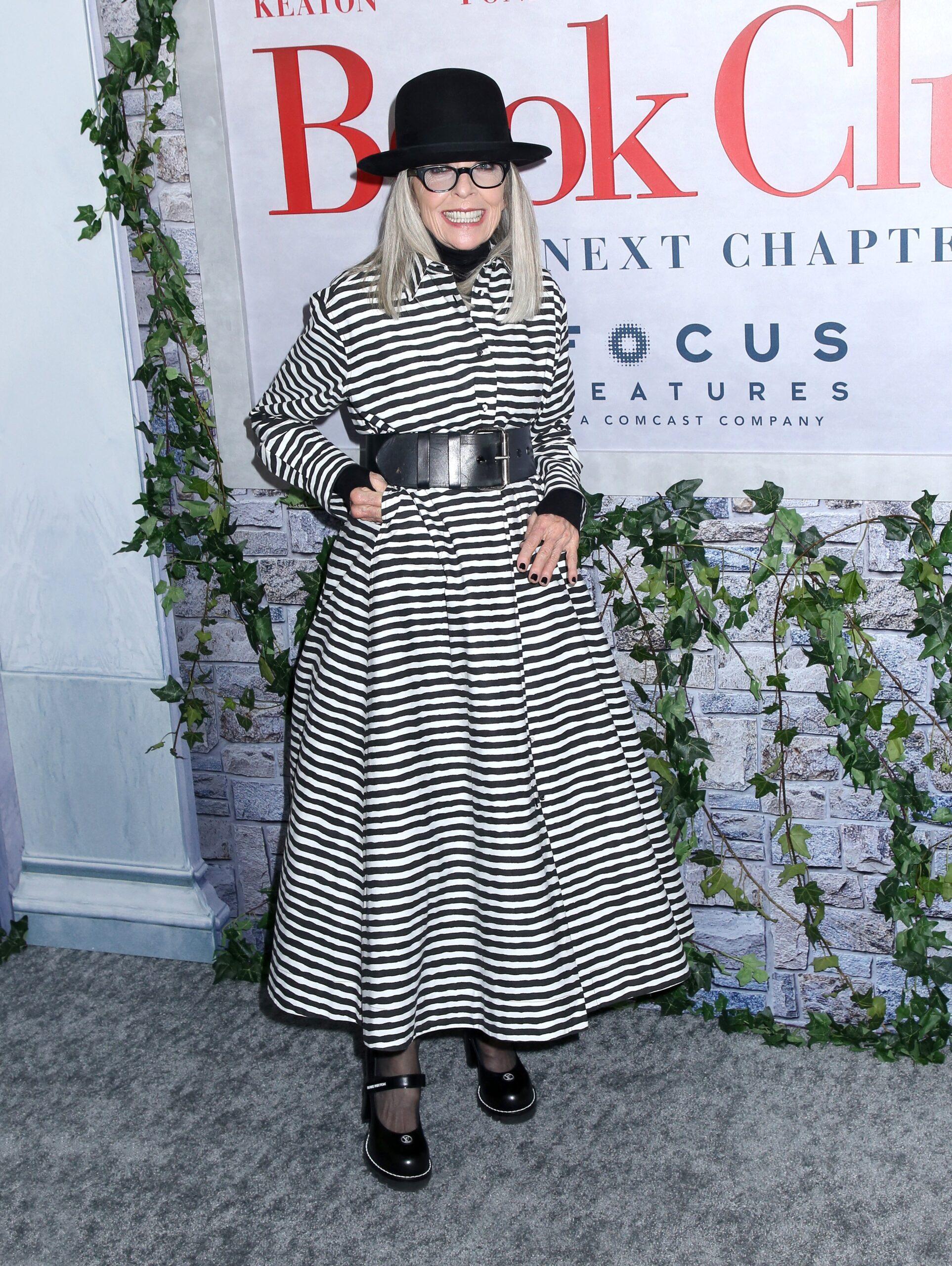 Diane Keaton sorri