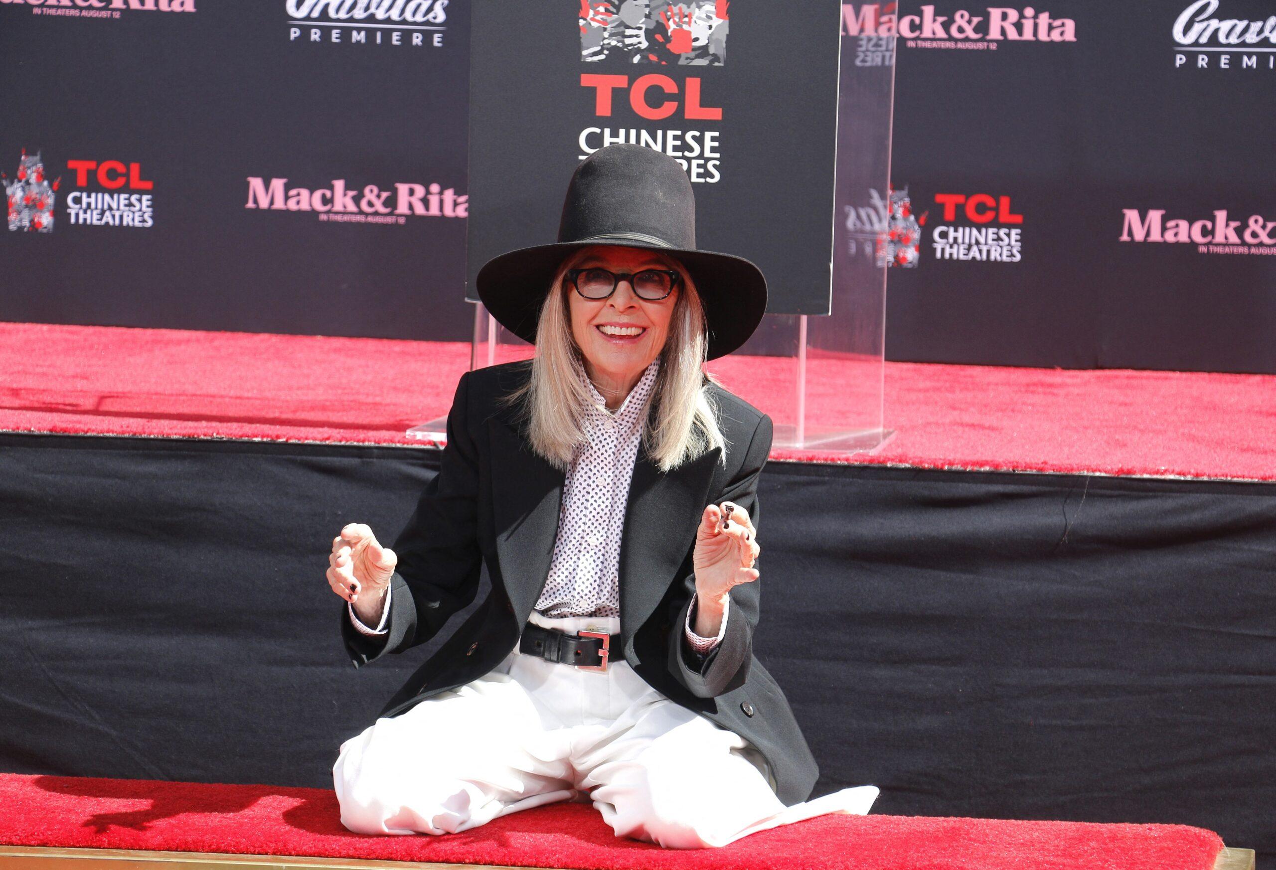 Diane Keaton's Hand and Footprints concert took place at the TCL Chinese Theatre 