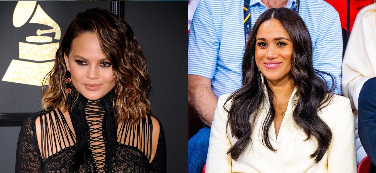 Chrissy Teigen and Meghan Markle