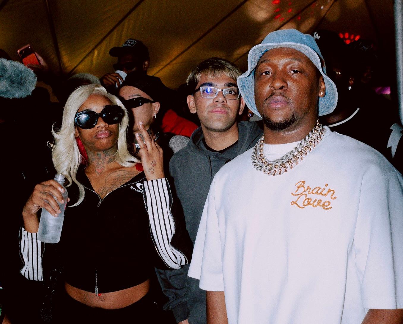N3on dan Hit-Boy di pesta