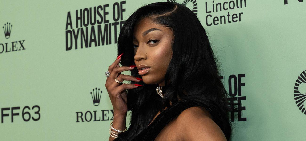 Angel Reese on red carpet