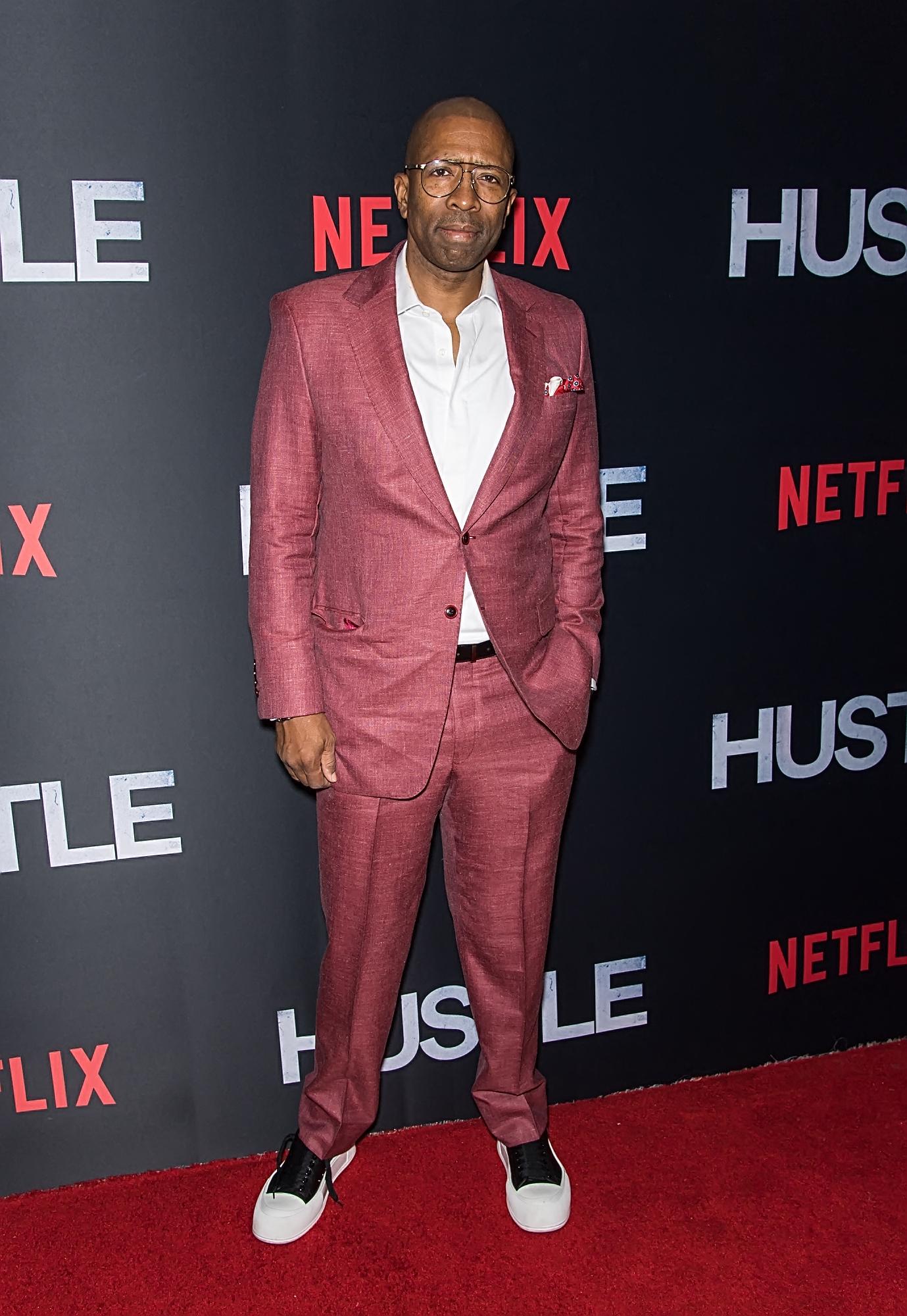 Kenny Smith at "Hustle" Philadelphia Special Screening