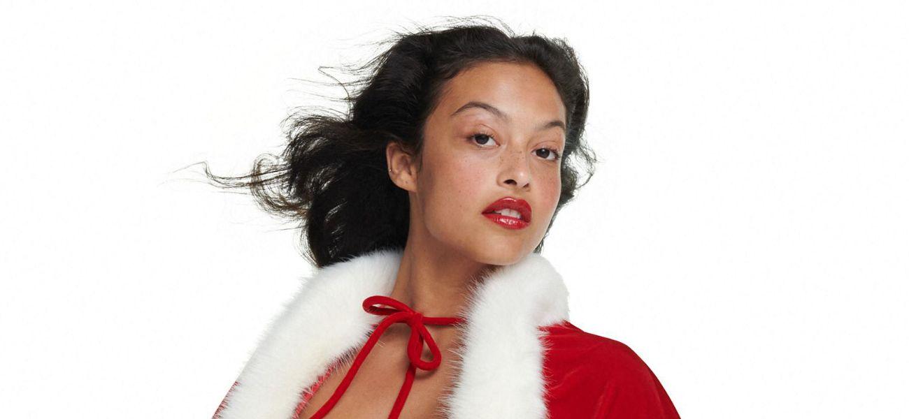 Devyn Garcia in red outfit