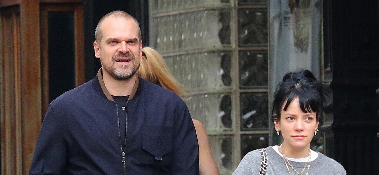 David Harbour and Lily Allen