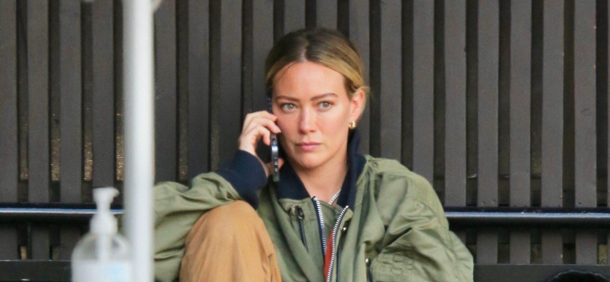 Paparazzi photo of Hilary Duff.