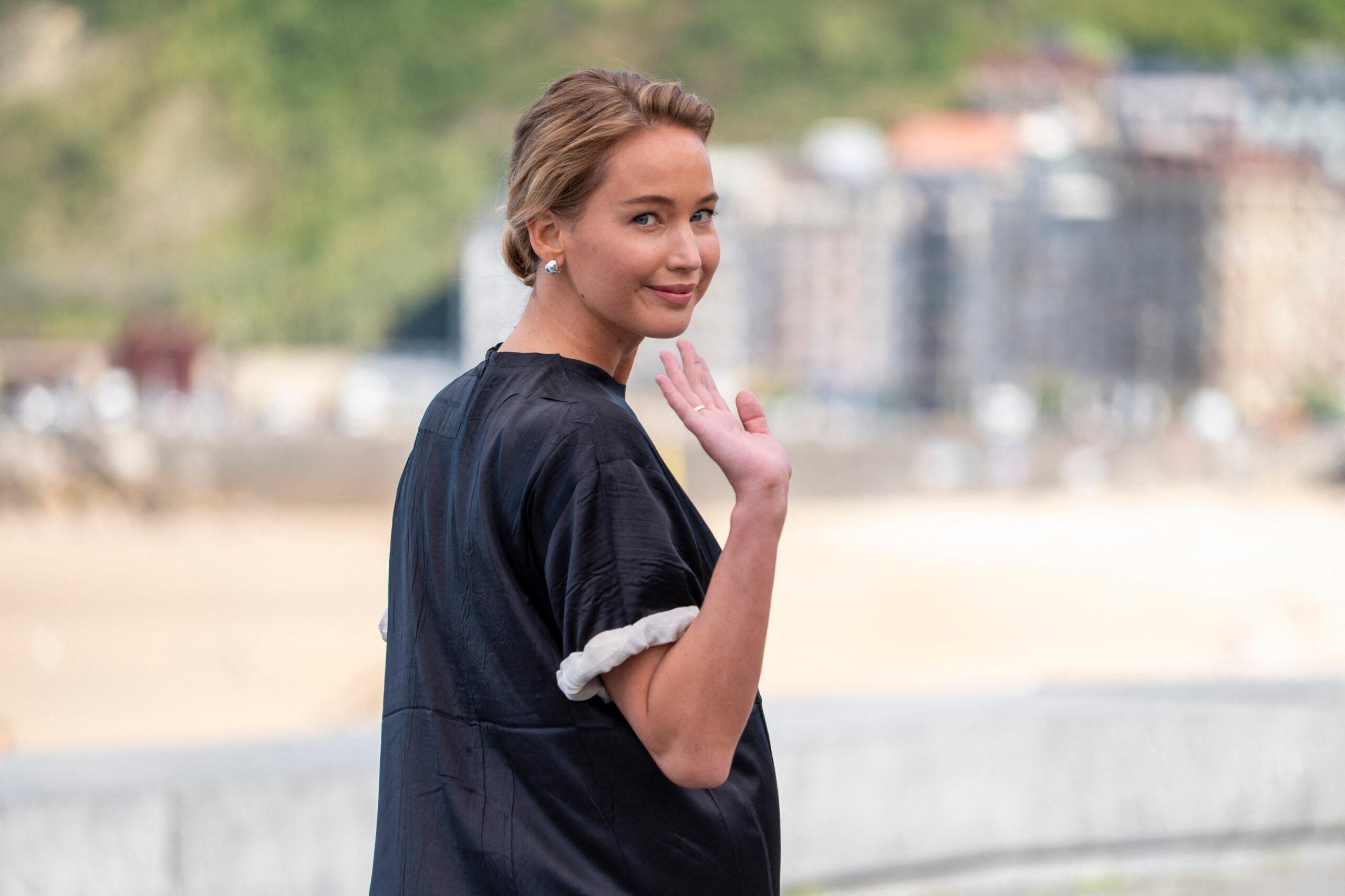 Jennifer Lawrence presents the film 'Die My Love' at the San Sebastian Festival