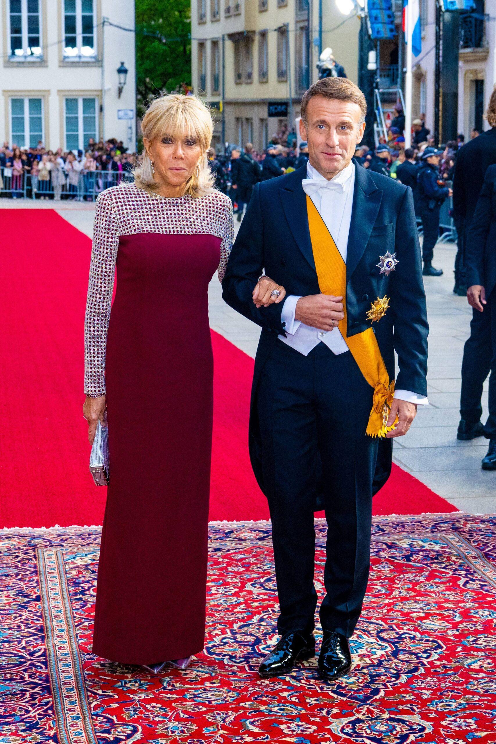 Brigitte and Emmanuel Macron 