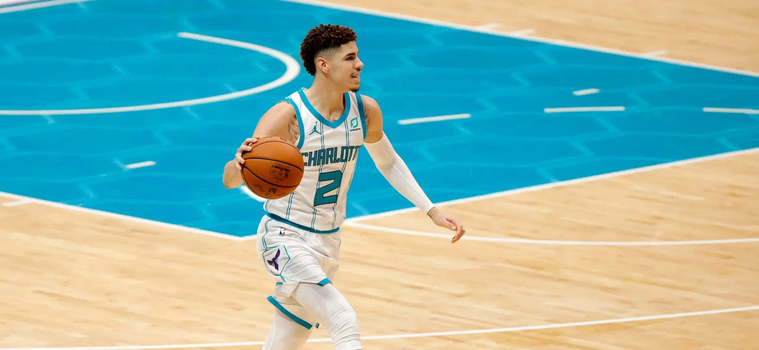 LaMelo Ball during an NBA game.