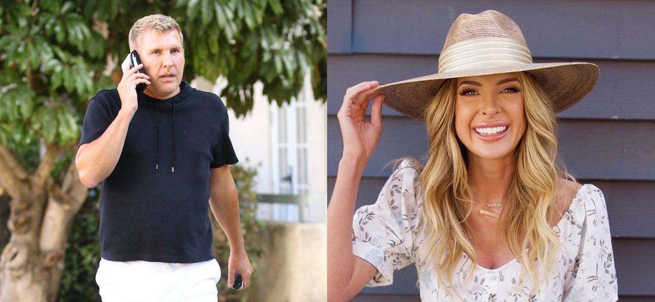 A photo collage of Todd and Lindsie Chrisley.