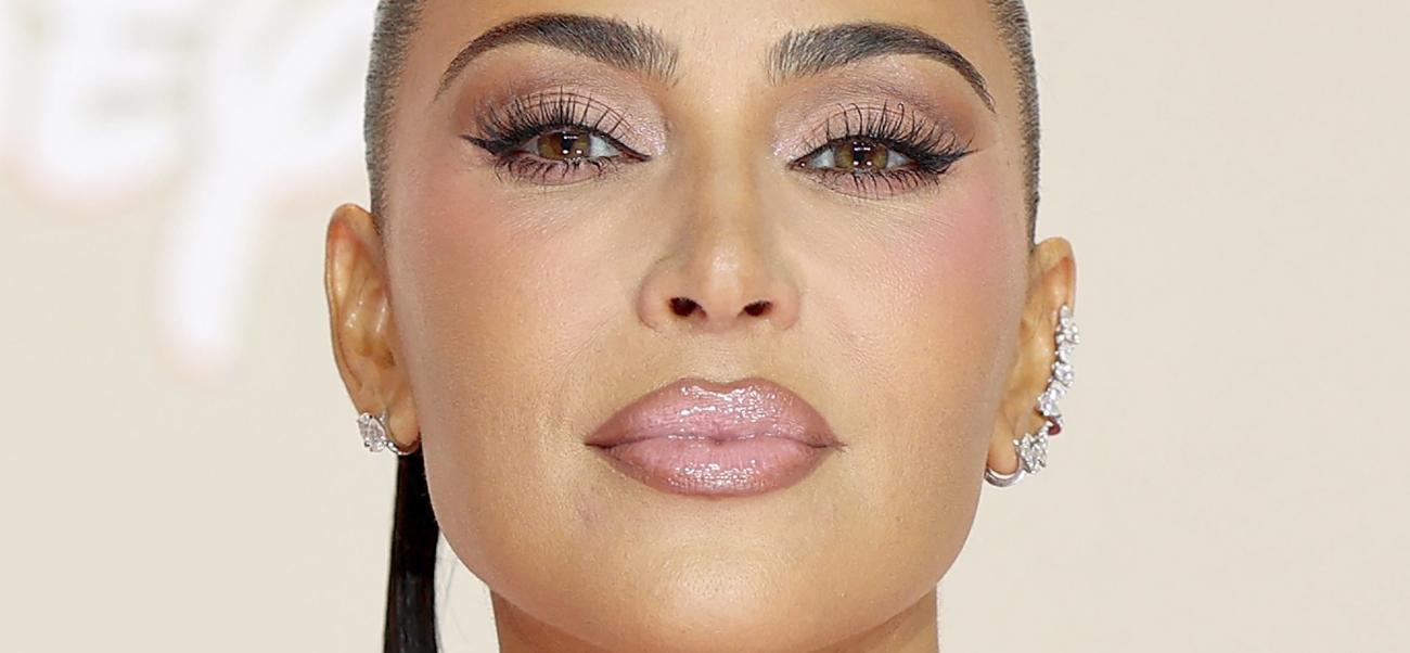 Kim Kardashian close up