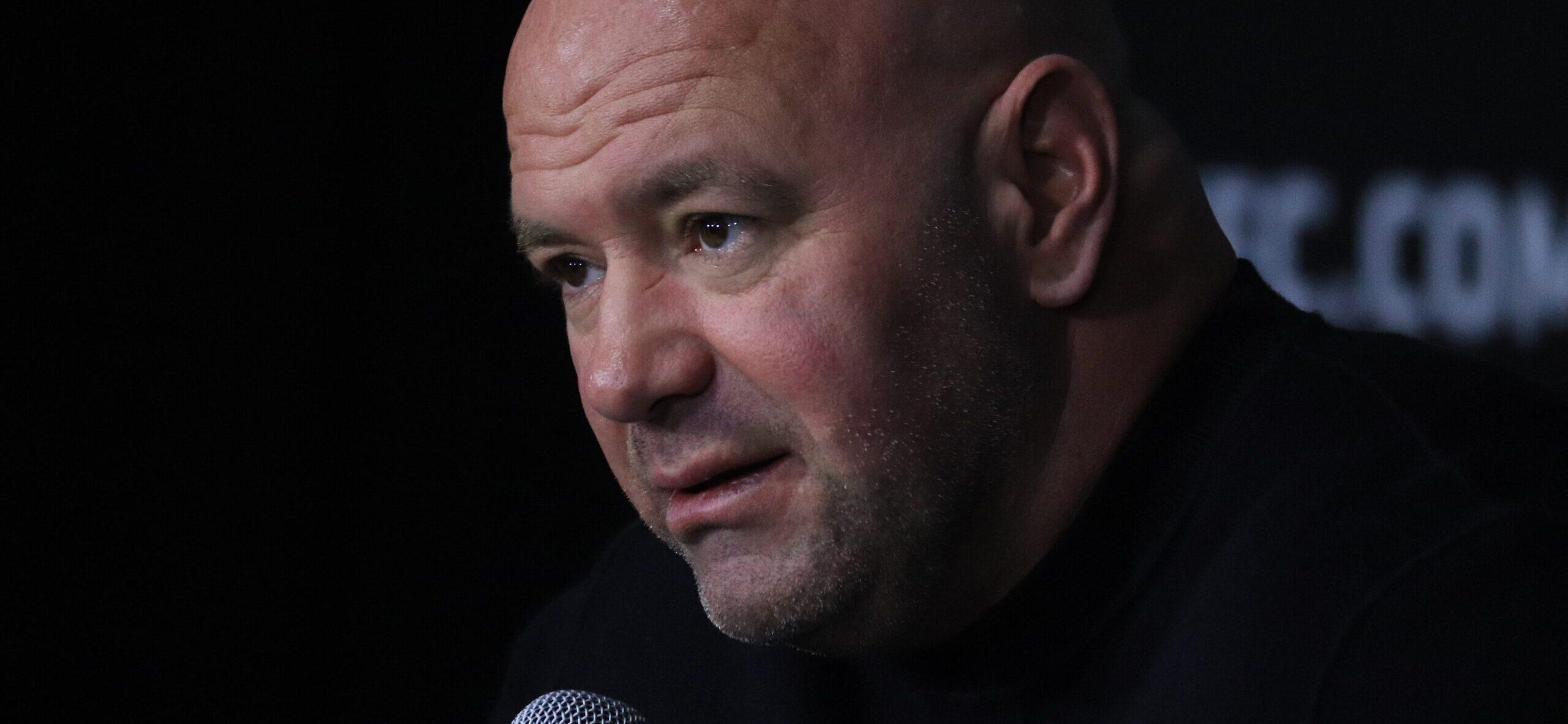 Dana White at UFC fight night