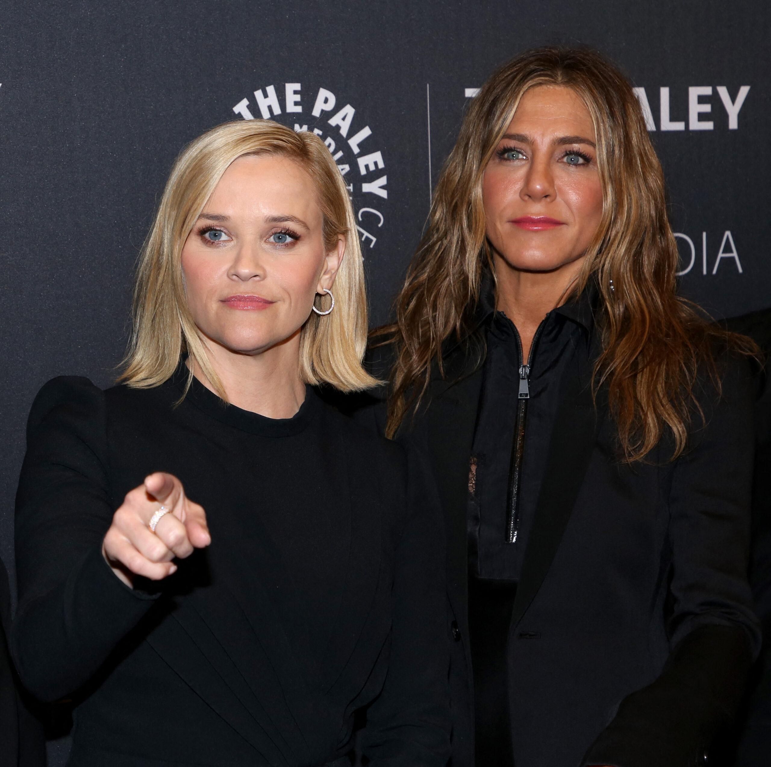 Jennifer Aniston and Reese Witherspoon at Apple's 'The Morning Show' Exclusive Sneak Peek Preview Screening