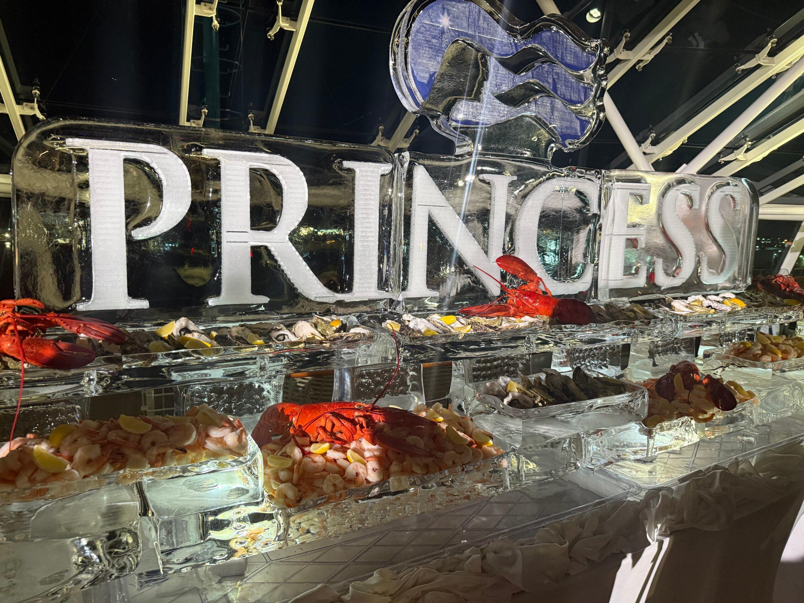 Princess Cruise seafood display