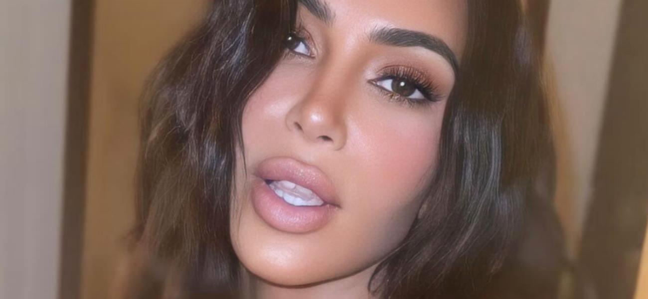 Kim Kardashian close up
