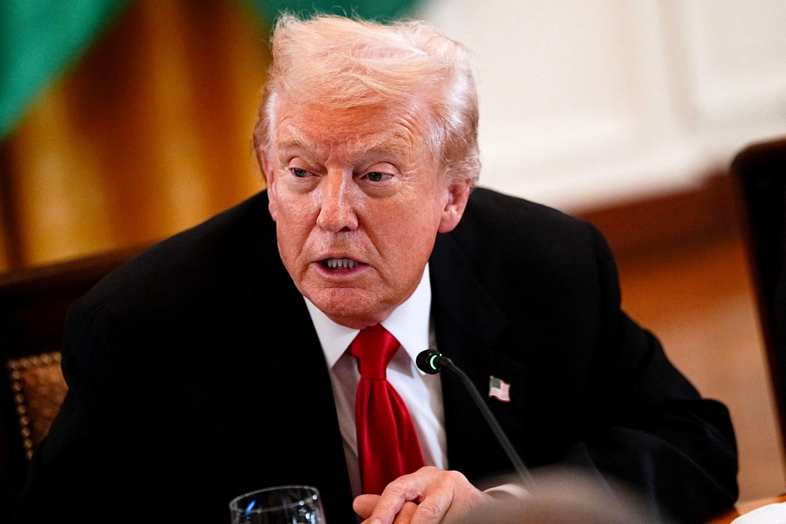 Donald Trump Hosts a Dinner with Five Central Asian Countries